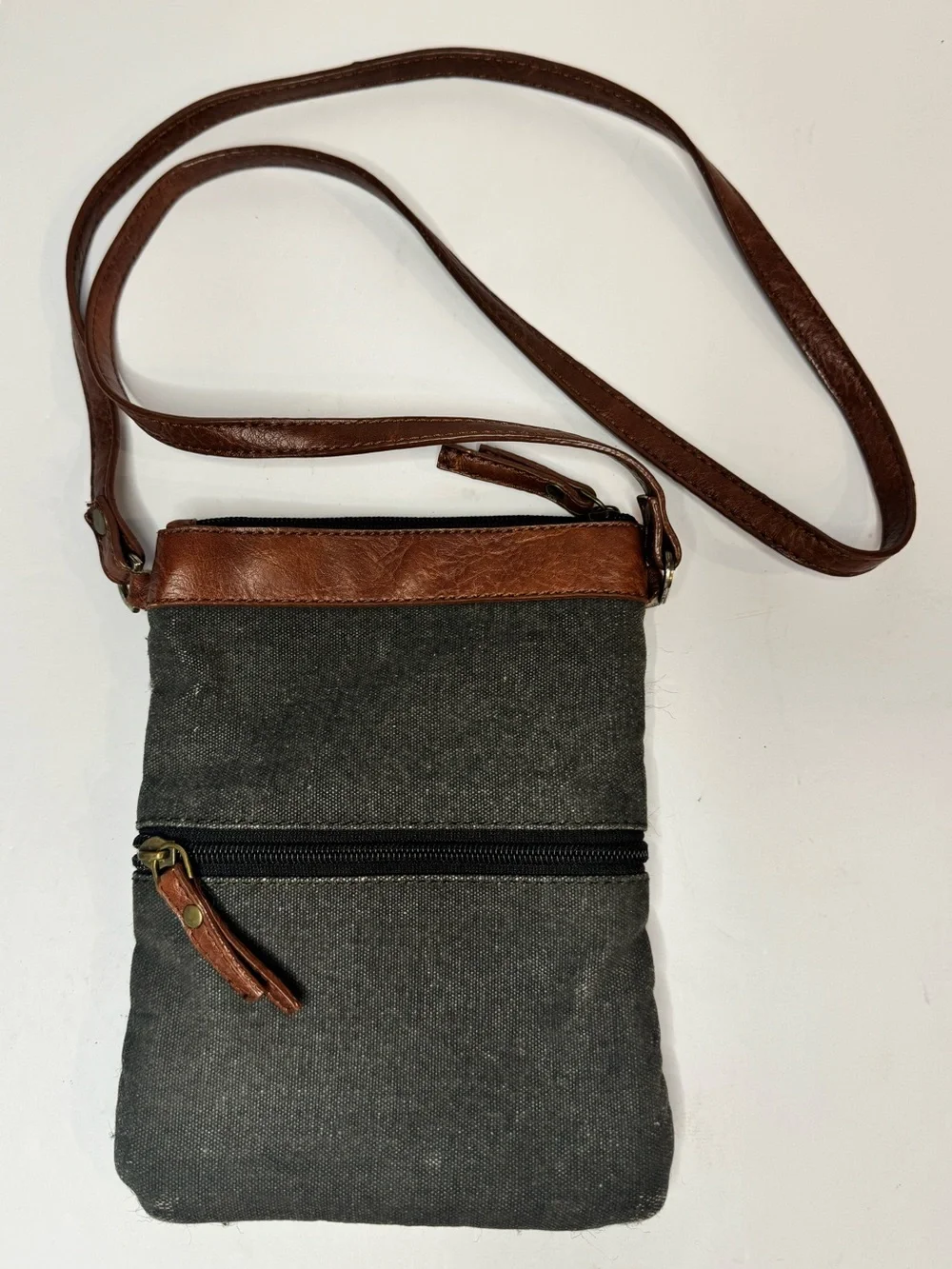 Mona B Canvas & Woven Aztec Small Crossbody Purse, Boho Western Chic - Picture 5 of 11